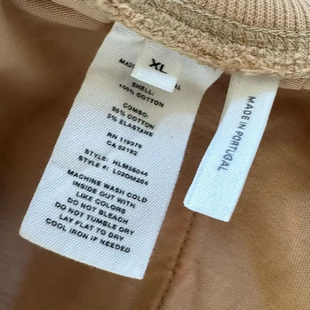 Helmut Lang Older / Wear Responsibly Sweatpant Joggers in Noble Tan Size XL